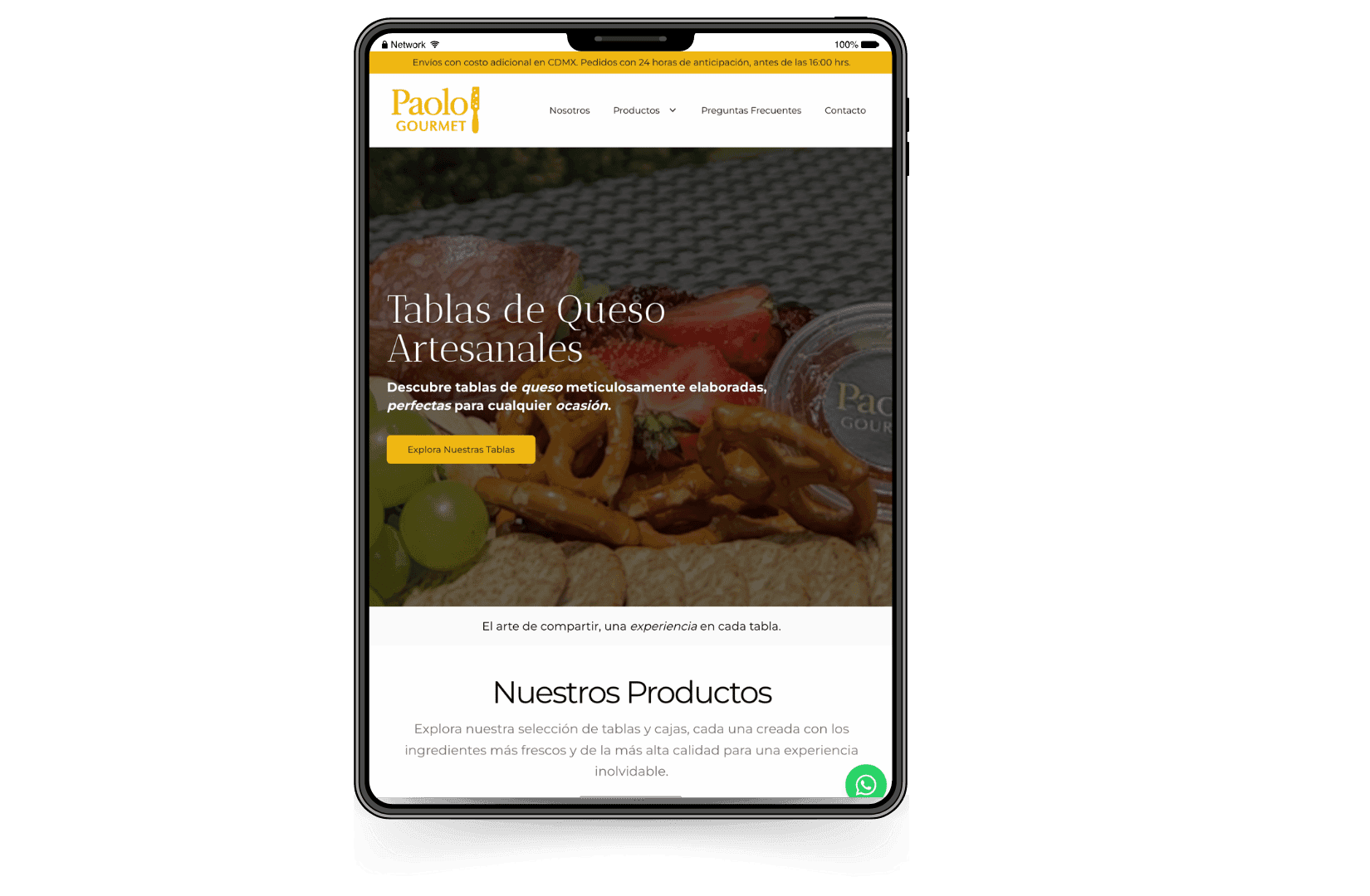 Sitio web desarrollado por MAW