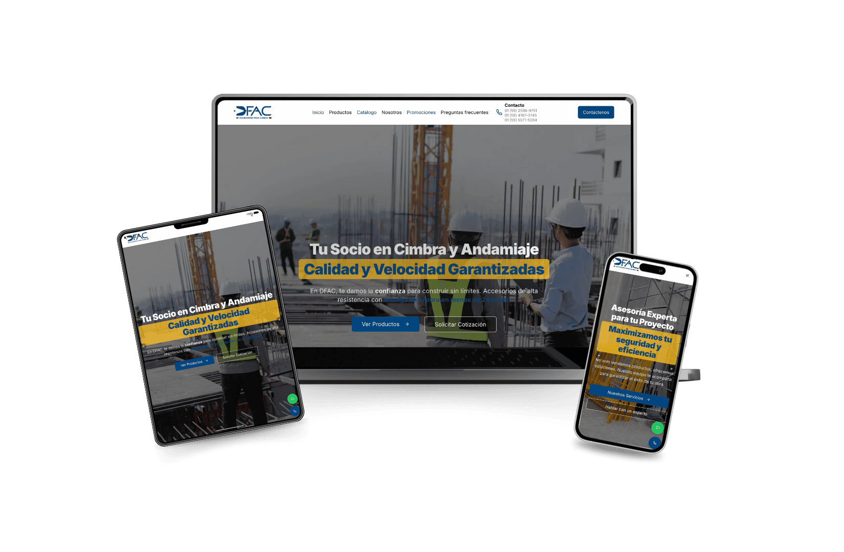 Sitio web desarrollado por MAW