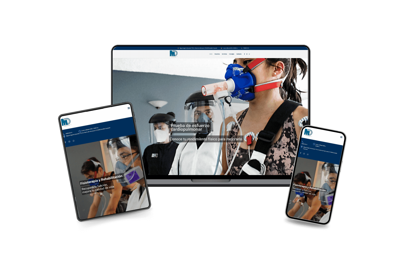 Desarrollo del Sitio Web para AtleticaMD