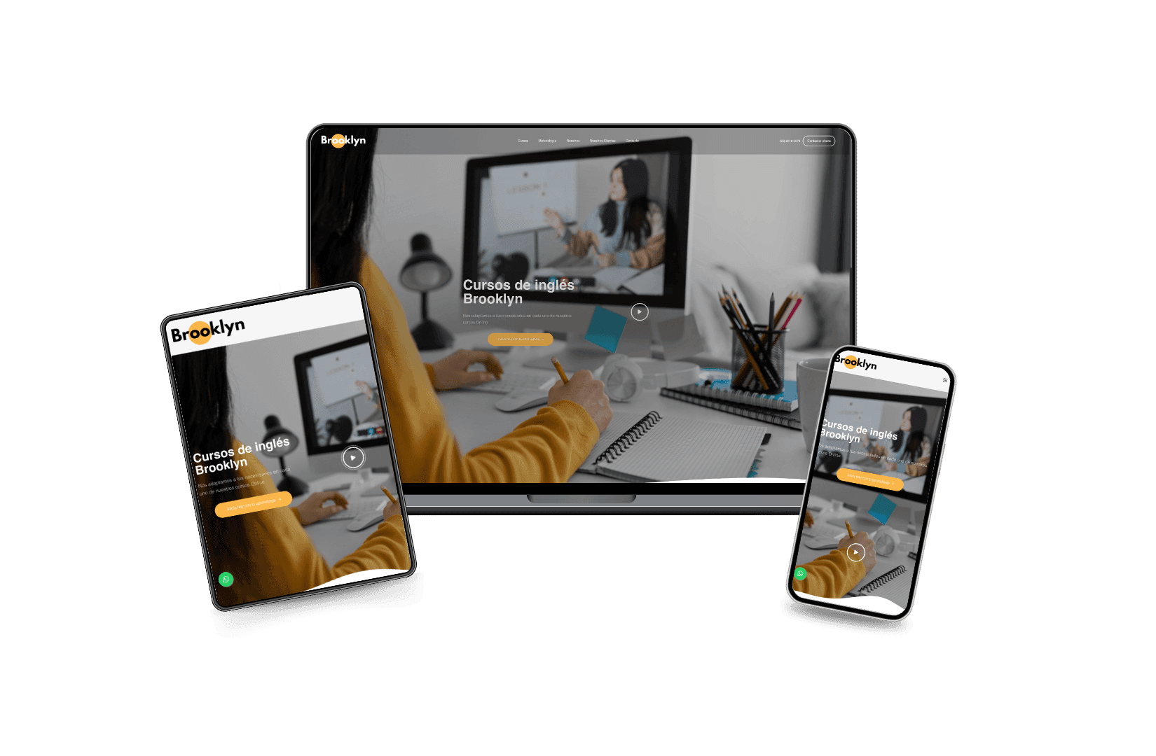Desarrollo Web para Cursos de Inglés Brooklyn