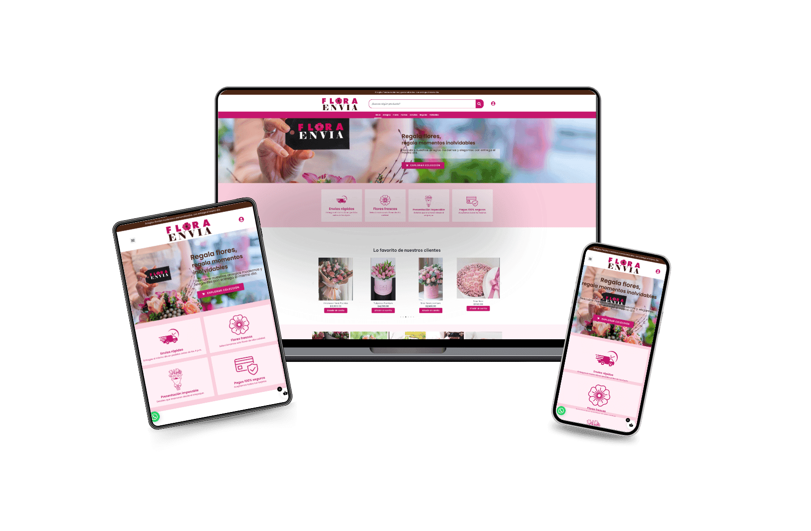 Rediseño y Desarrollo Web para FloraEnvia