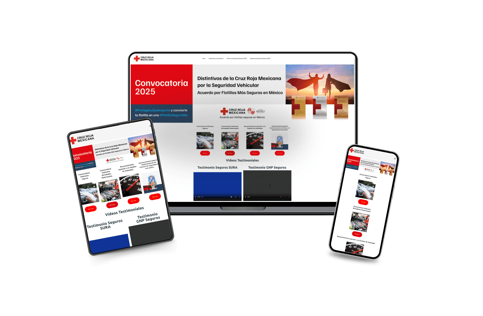 Desarrollo y Diseño del Sitio Web Flotillas Seguras CRM