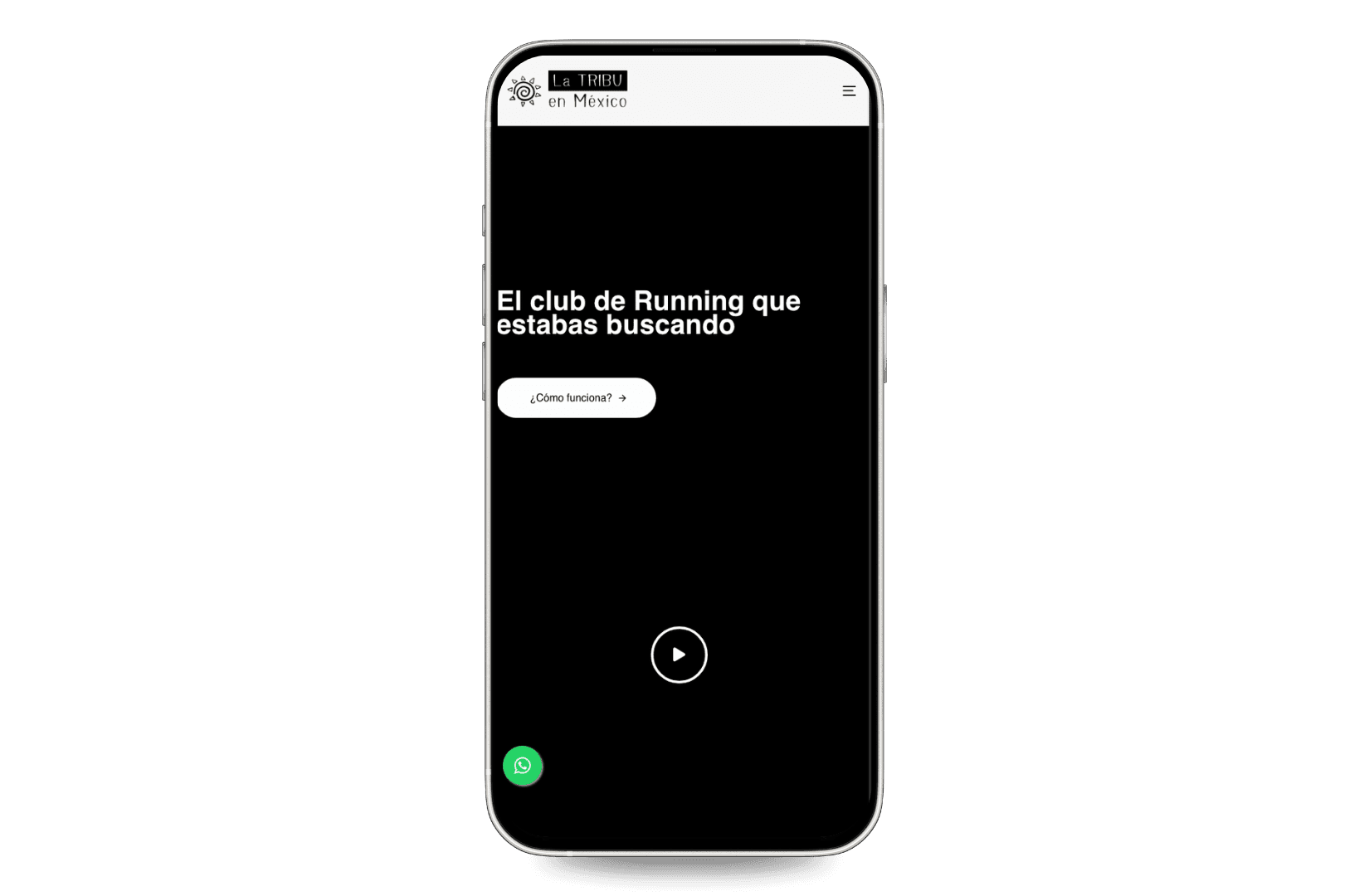 Mockup del sitio de La Tribu México