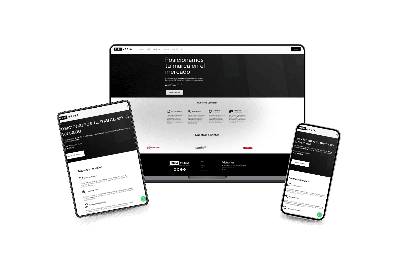 Desarrollo Integral del Sitio Web maestrodelmedia.com