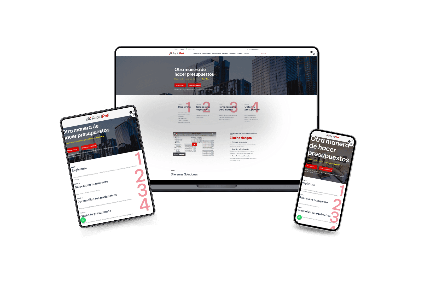 Desarrollo del Sitio Web para RapidPre