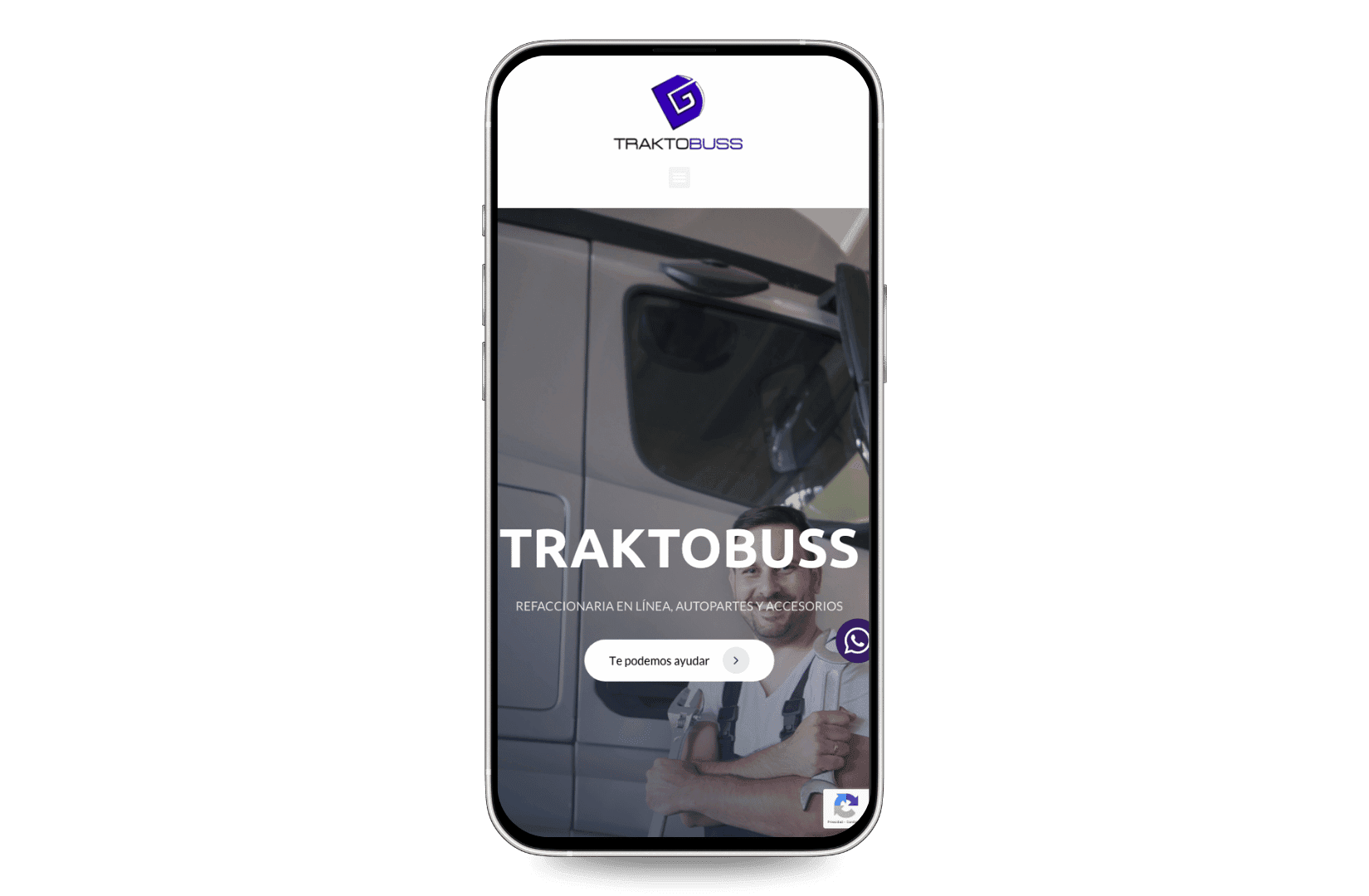 Desarrollo del sitio web para Traktobuss