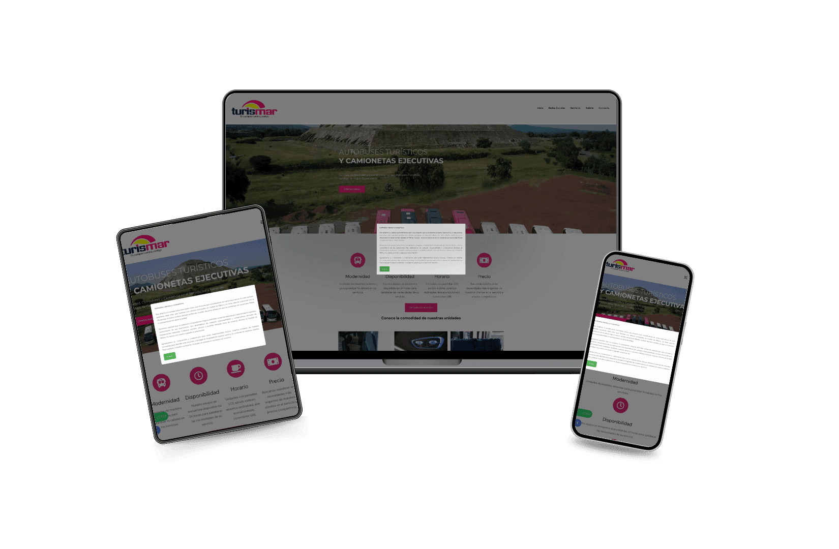 Desarrollo Integral del Sitio Web para Turismar