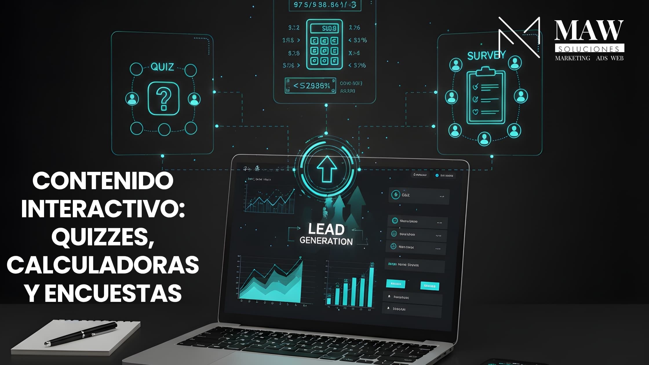 Contenido Interactivo: Quizzes, Calculadoras y Encuestas