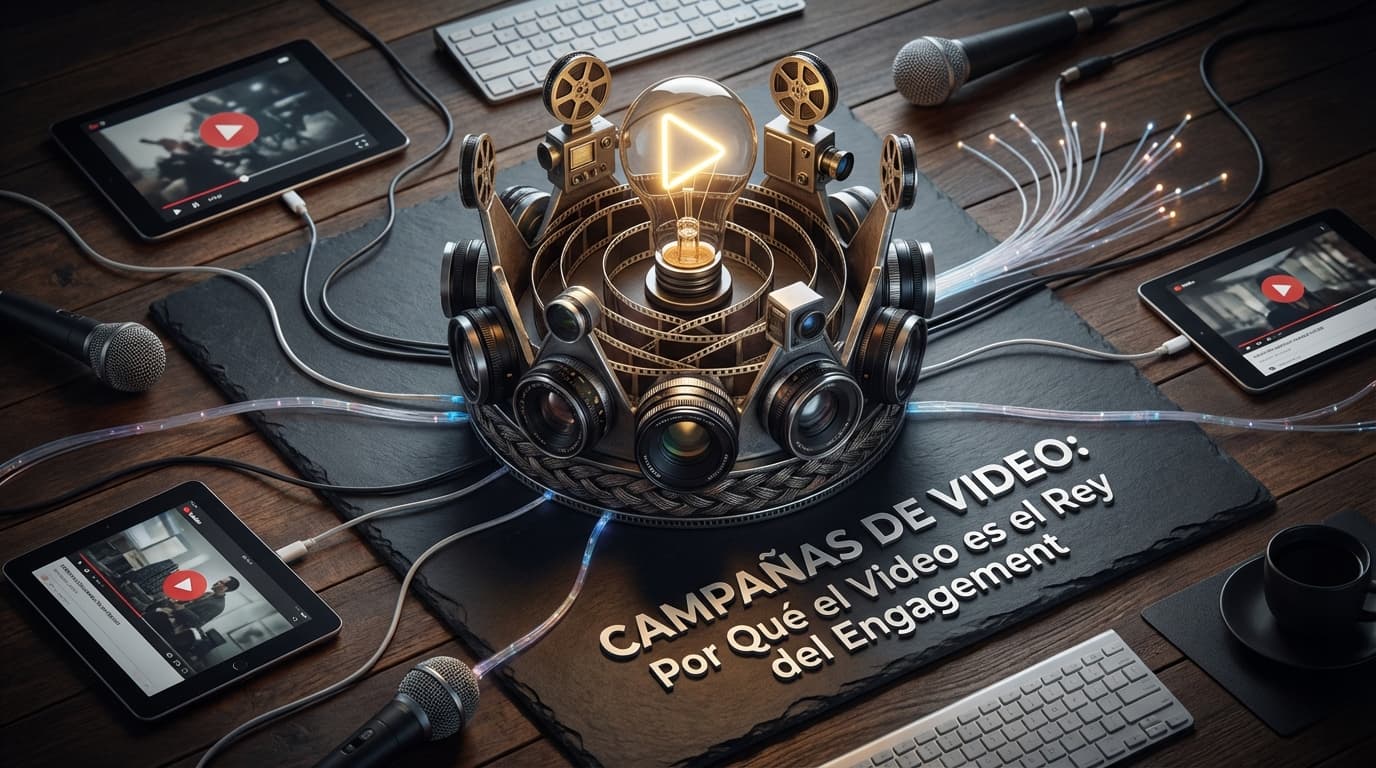 Campañas de Video: Por Qué el Video es el Rey del Engagement