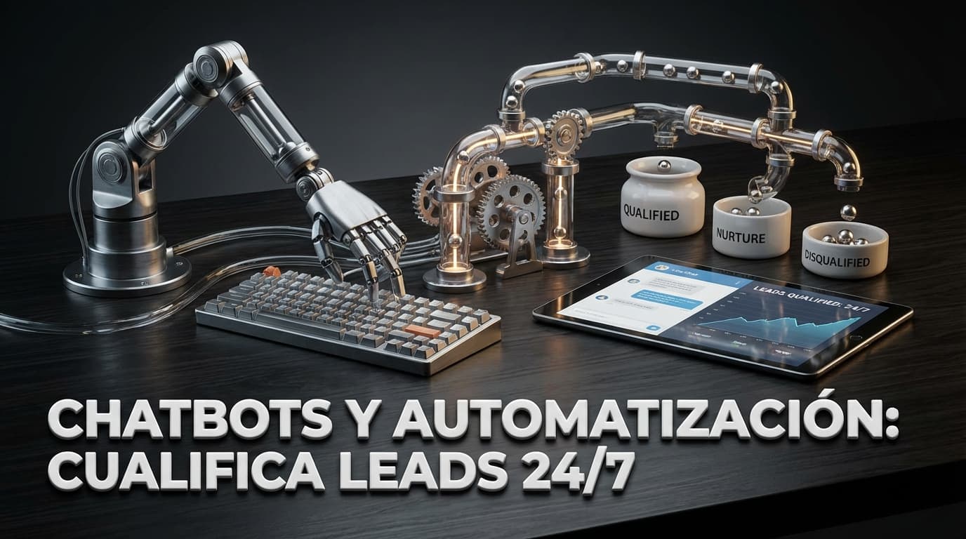 Chatbots y Automatización: Cualifica Leads 24/7