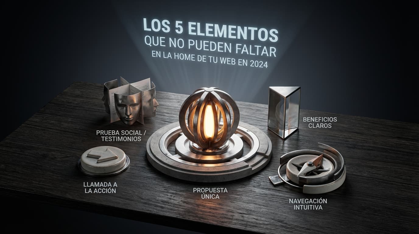 Los 5 Elementos que No Pueden Faltar en la Home de Tu Web en 2024