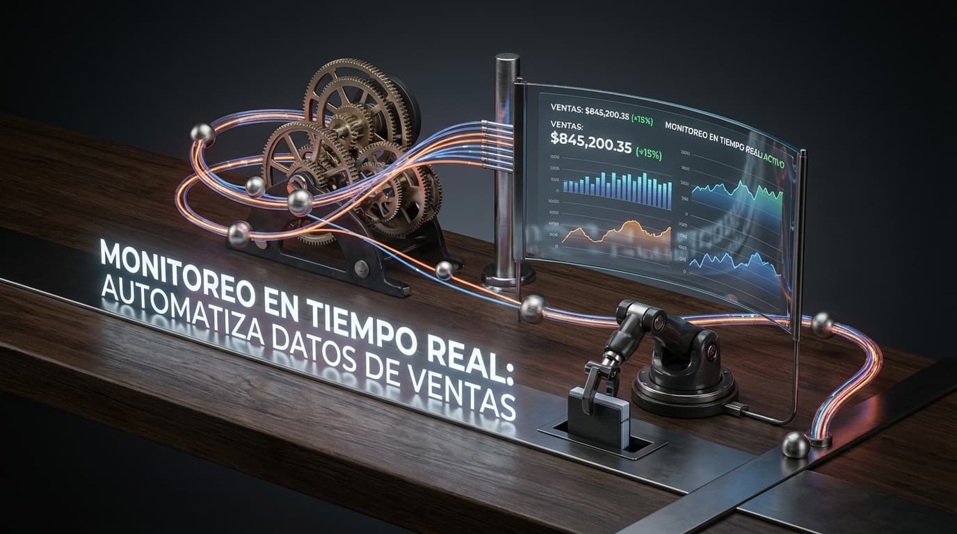 Monitoreo en Tiempo Real: Automatiza Datos de Ventas