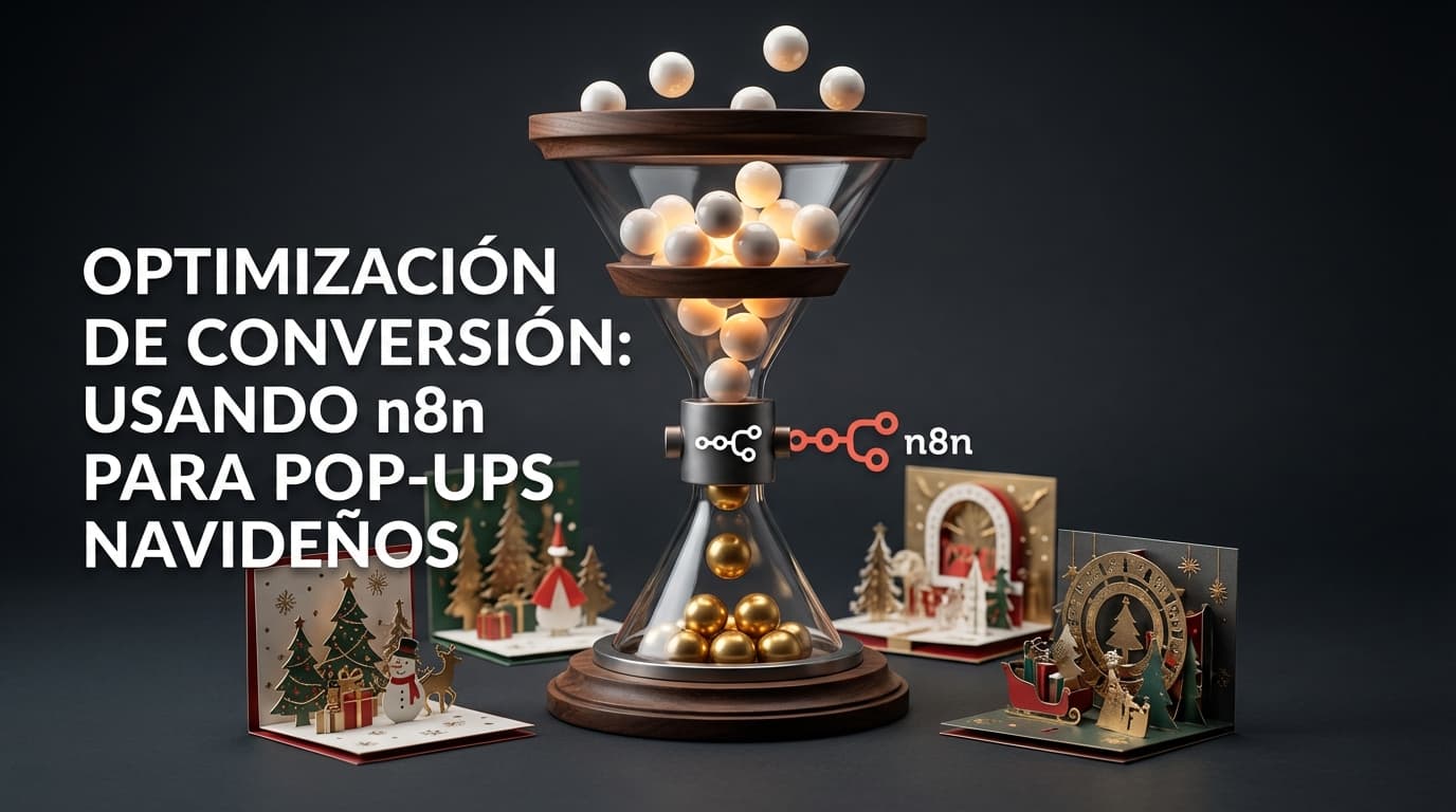 Optimización de Conversión: Usando n8n para Pop-ups Navideños