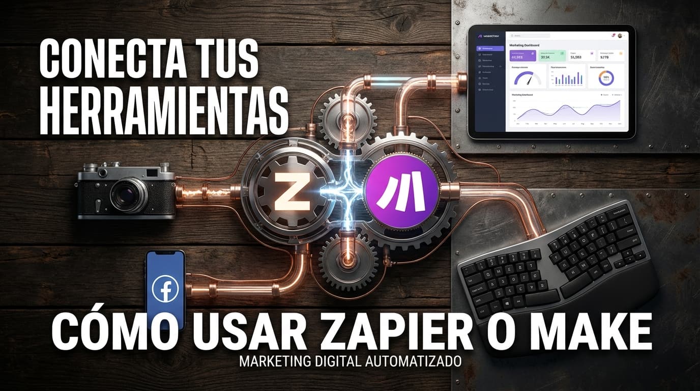 Cómo Usar Zapier o Make para Conectar Tus Herramientas