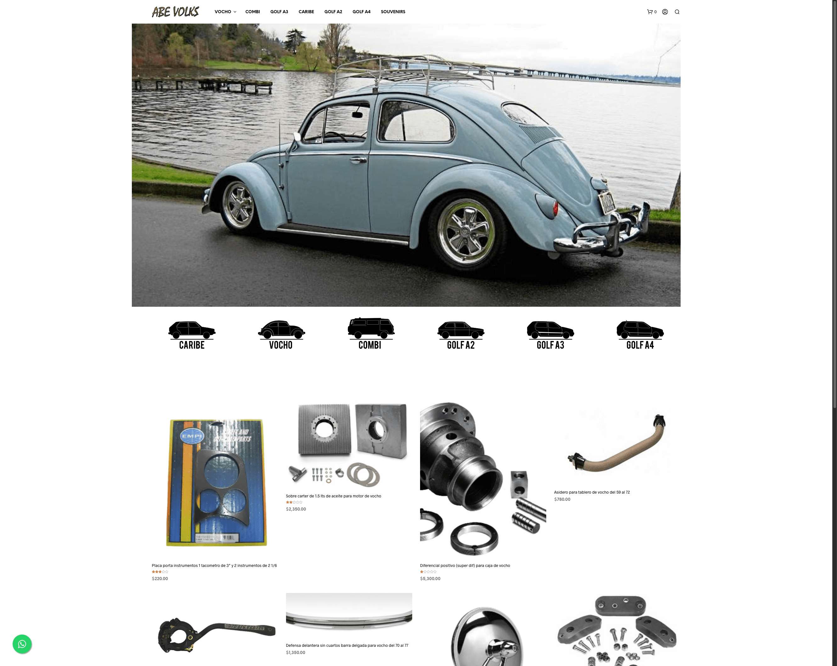 Página de inicio de AbeVolks