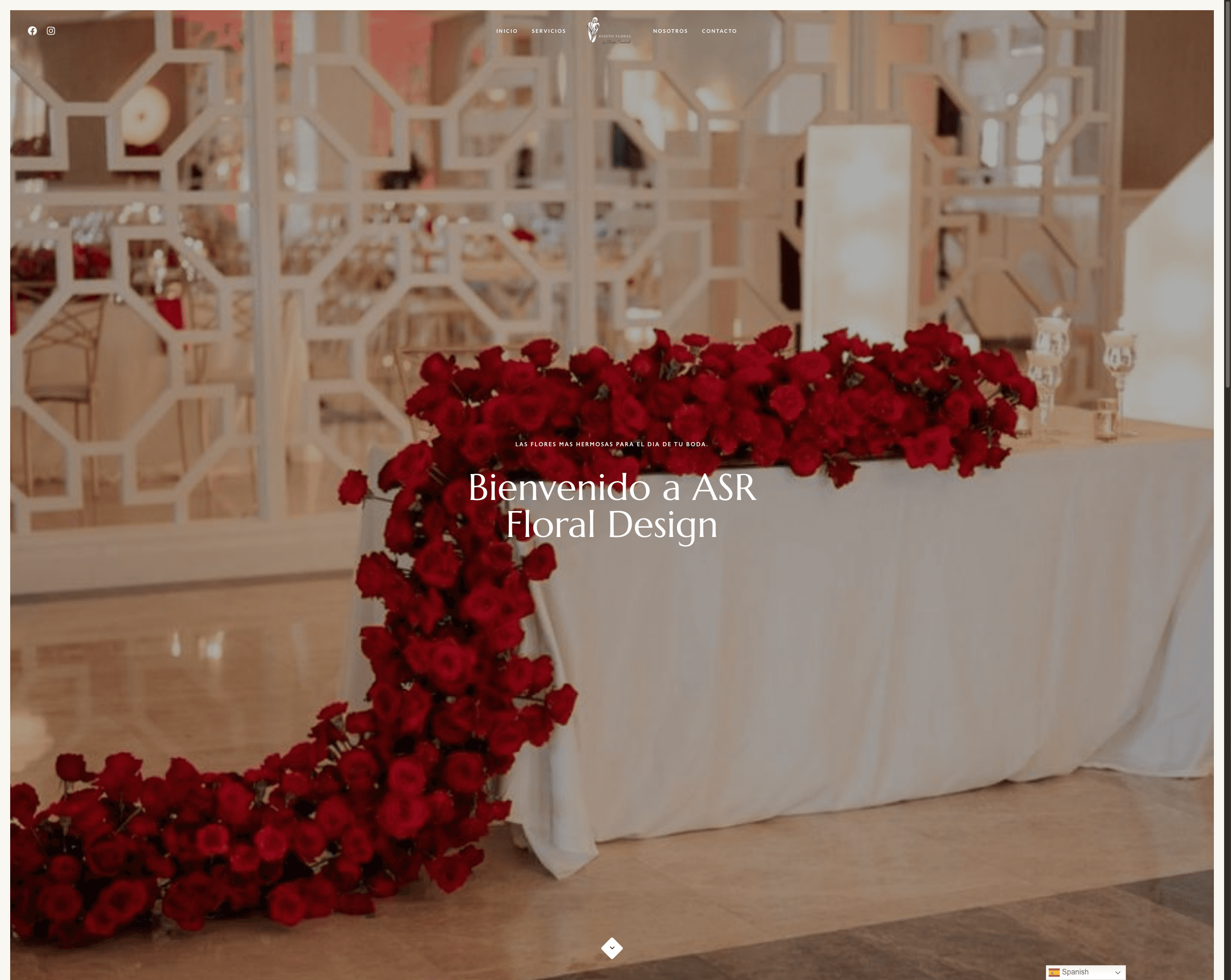 Página de inicio de ASR Floral Design