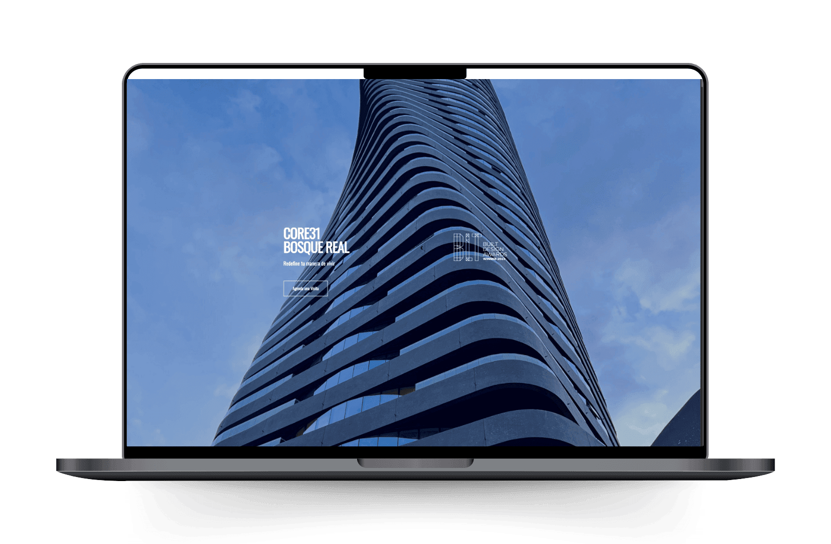 Mockup del sitio de Core31