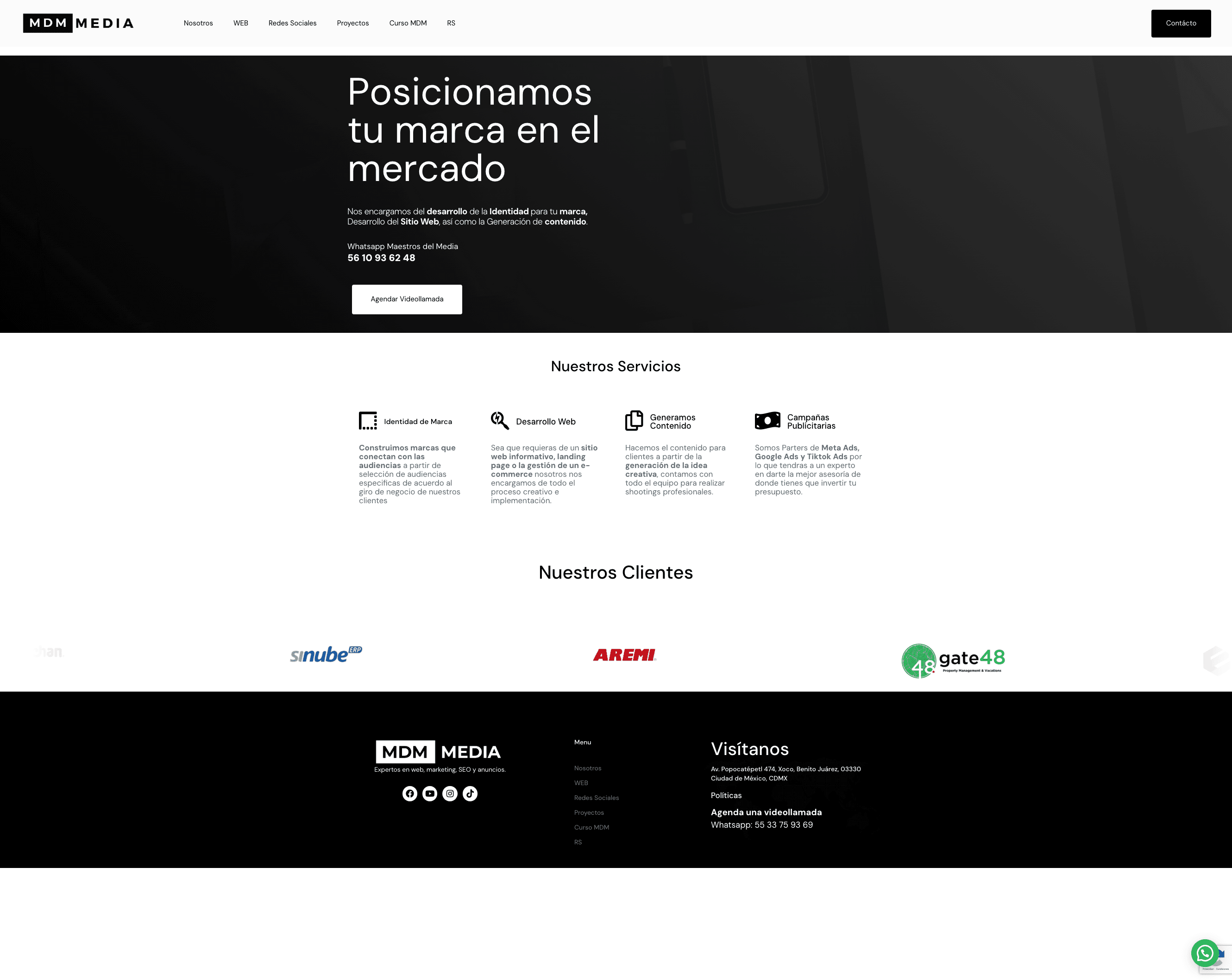 Página de inicio de MaestrosDelMedia.com